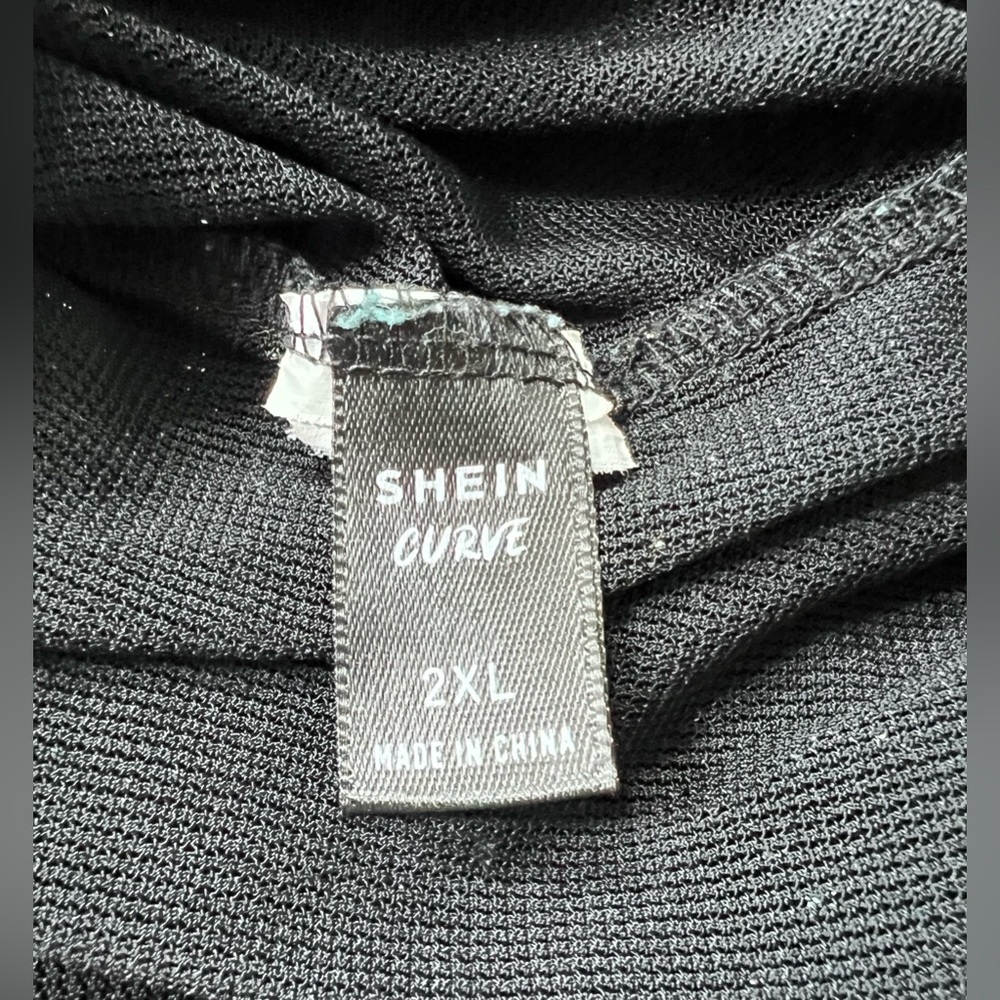 SHEIN Glittery Black 2XL Bodysuit - Picture 5 of 5